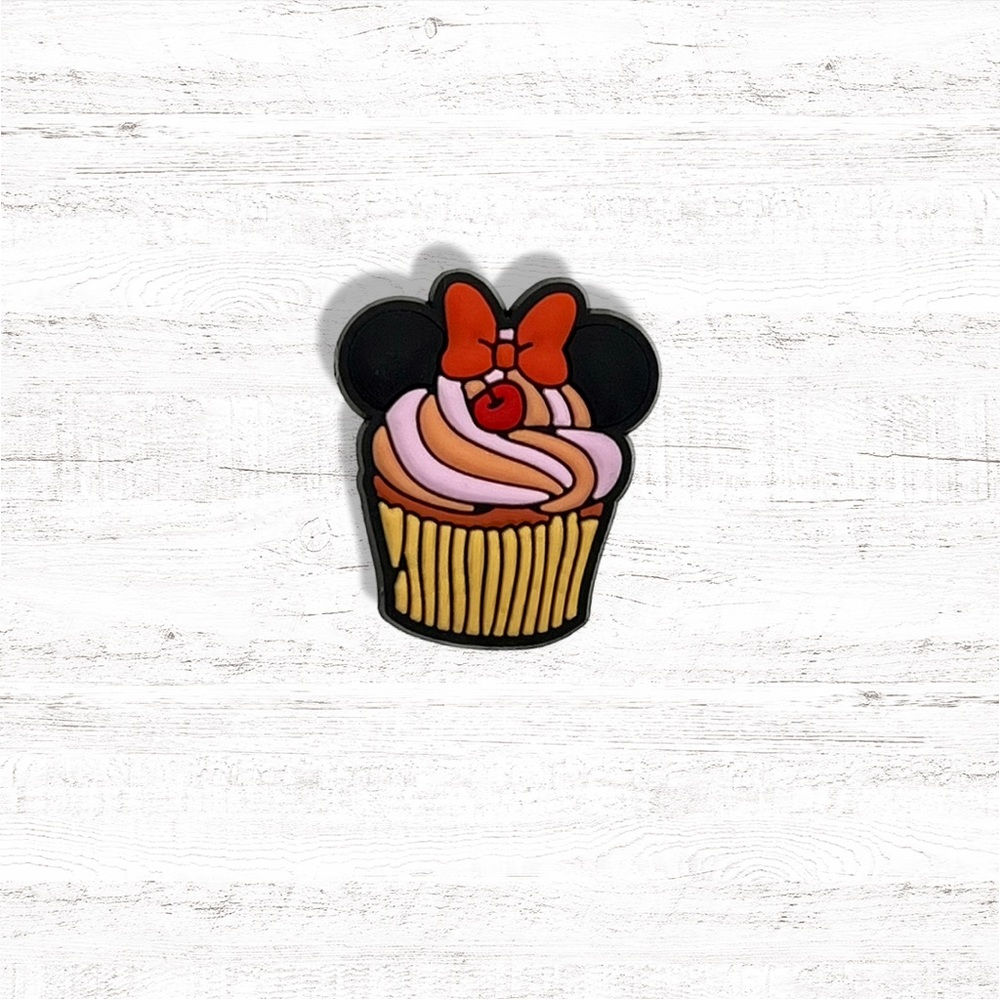 👟(6/$15) New Disney Shoe Charms for Crocs Croc Charms! Food Charm Cupcake